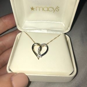 Diamond Accent Heart Pendant Necklace